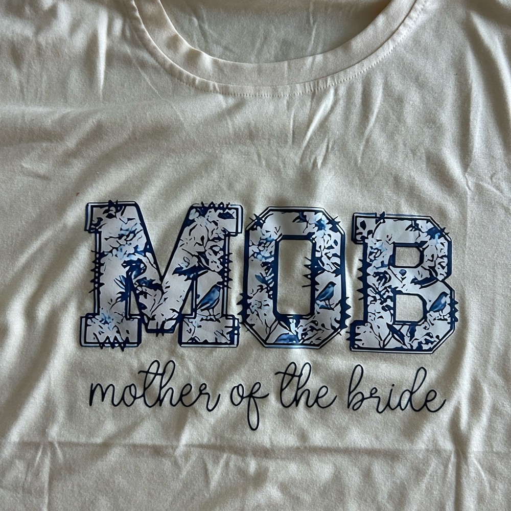 Cream Mother of Bride T-Shirt